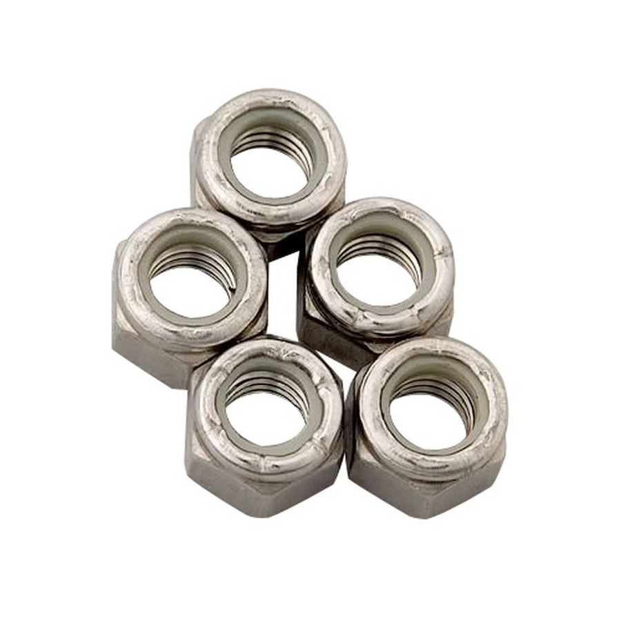 ARP S/S 6pt. Fine Nyloc Nuts - 3/8-24 (5)