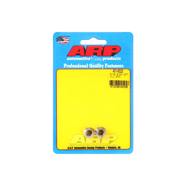 ARP 12pt SS Nut 5/16-18  2pk