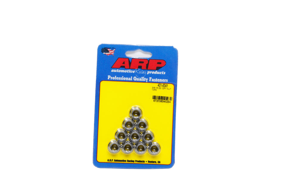 ARP 3/8-16 SS 12pt Nut Kit 10pk