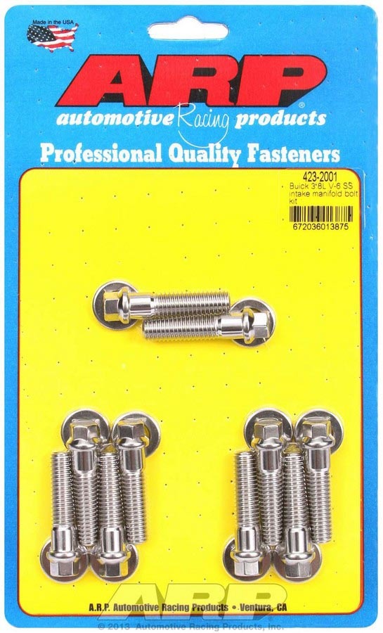 ARP Intake Manifold Bolt Kit S/S - Buick 3.8L V6