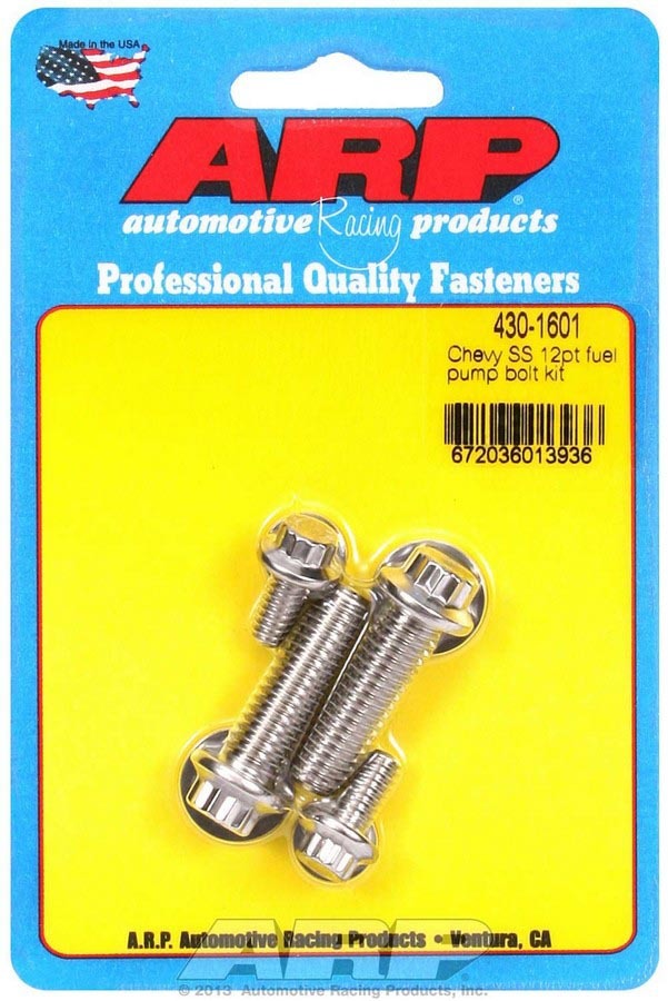ARP S/S Chevy Fuel Pump Bolt Kit 12pt.