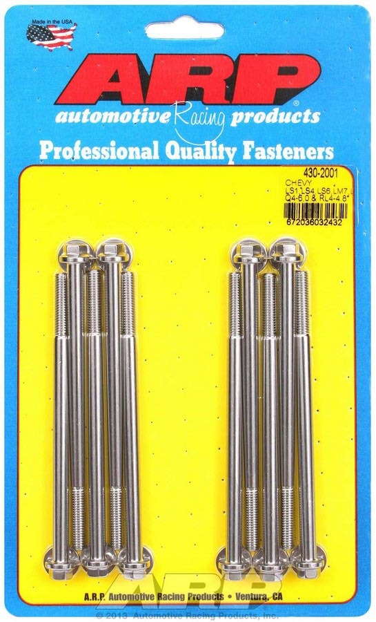 ARP GM LS S/S Intake Bolt Kit 6pt.