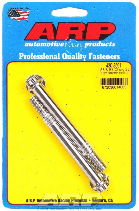 ARP S/S Starter Bolt Kit 12pt.