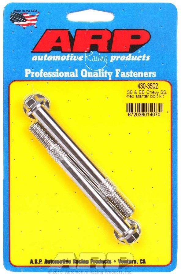 ARP S/S Starter Bolt Kit 6pt.