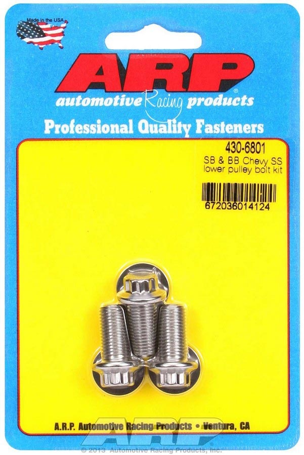 ARP Chevy S/S Lower Pulley Bolt Kit