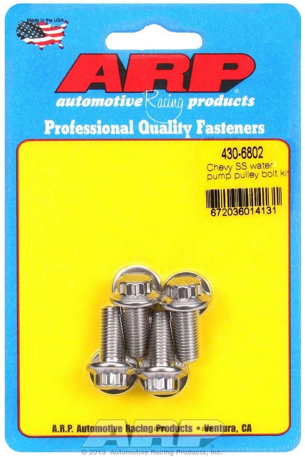 ARP Chevy S/S W/P Pulley Bolt Kit