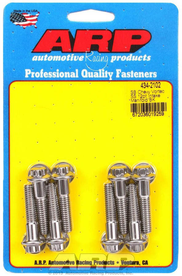 ARP SBC S/S Intake Bolt Kit 12pt.