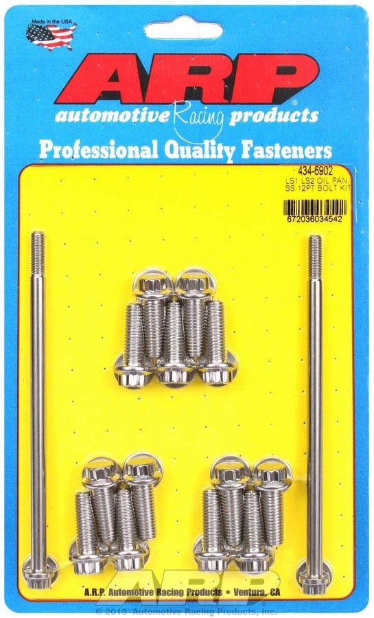 ARP S/S Oil Pan Bolt Kit 12pt. LS1/LS2