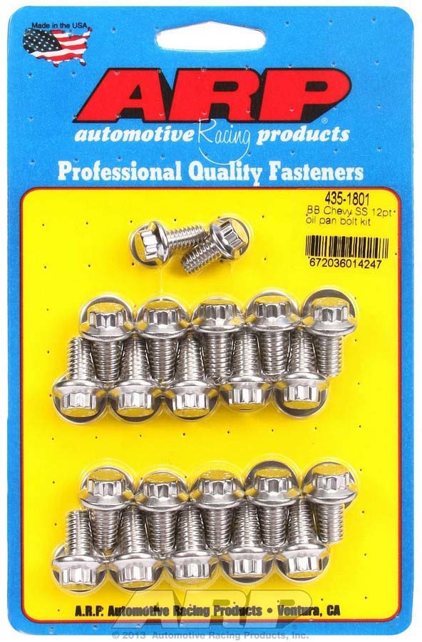 ARP BBC S/S Oil Pan Bolt Kit 12pt.