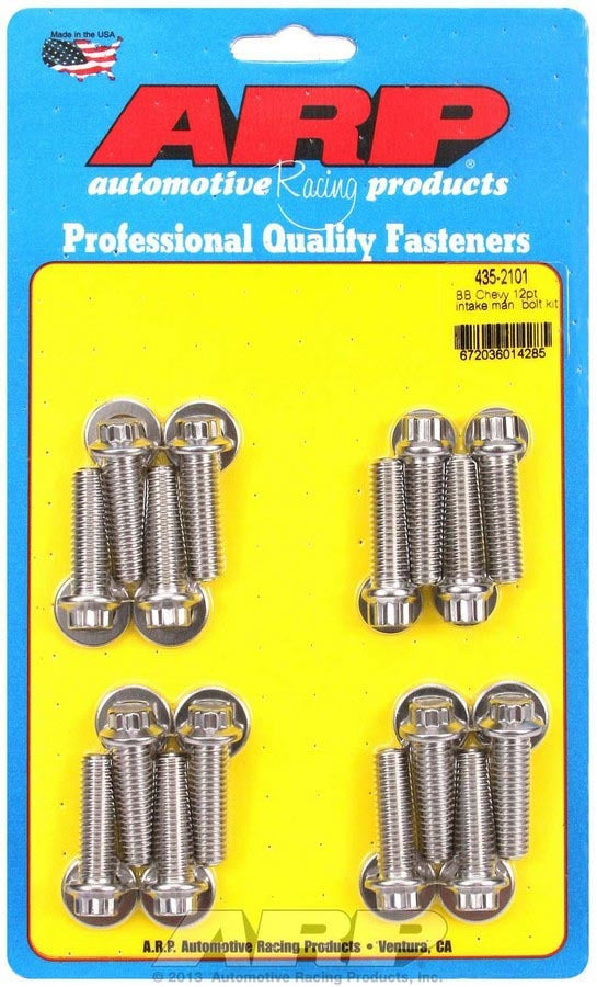 ARP BBC S/S Intake Bolt Kit 12pt.