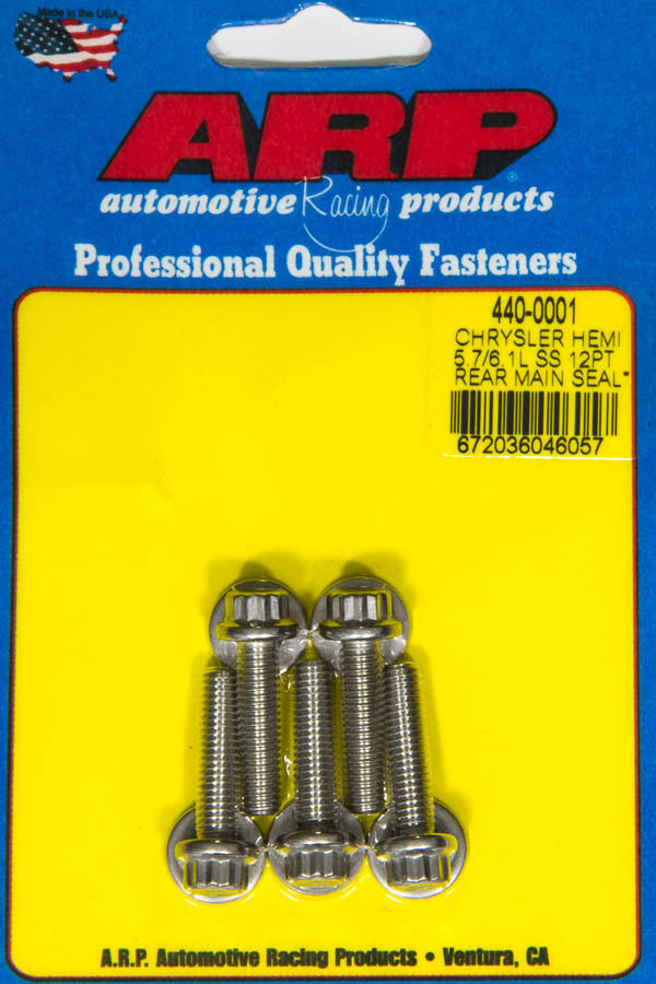 ARP Rear Motor Cover Bolt Kit Mopar 5.7/6.1L Hemi