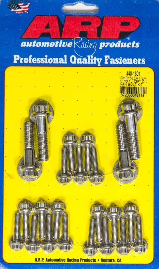 ARP Oil Pan 12pt Bolt Kit Mopar 5.7L/6.1L Hemi