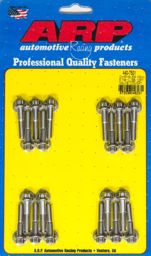 ARP Valve Cover Bolt Kit 12pt Mopar 5.7/6.1L Hemi