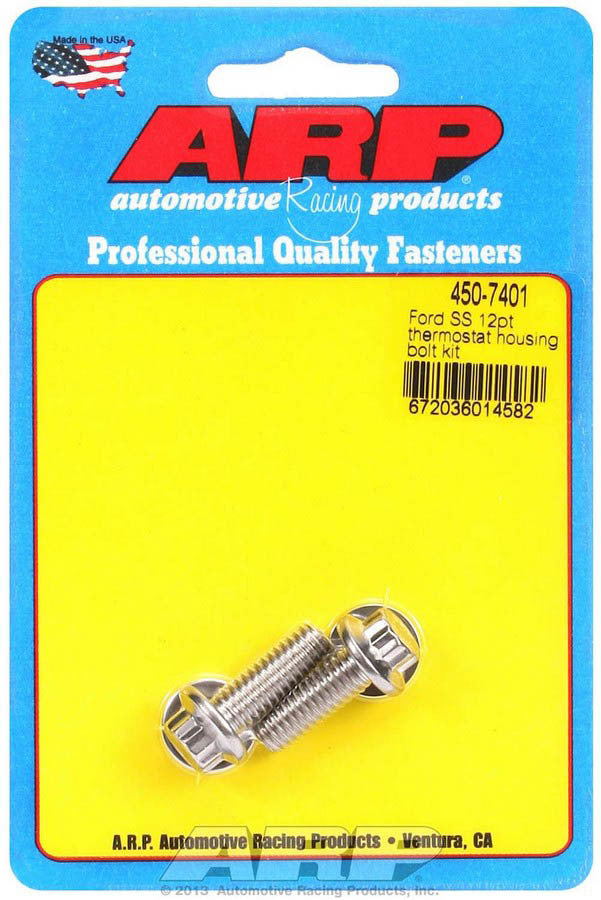 ARP S/S Thermostat Housing Bolt Kit 12pt.