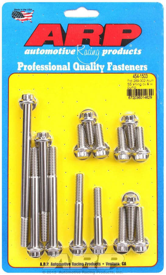 ARP SBF S/S T/C & W/P Bolt Kit 12pt.
