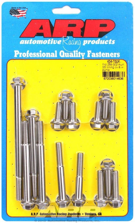 ARP SBF S/S T/C & W/P Bolt Kit 6pt.