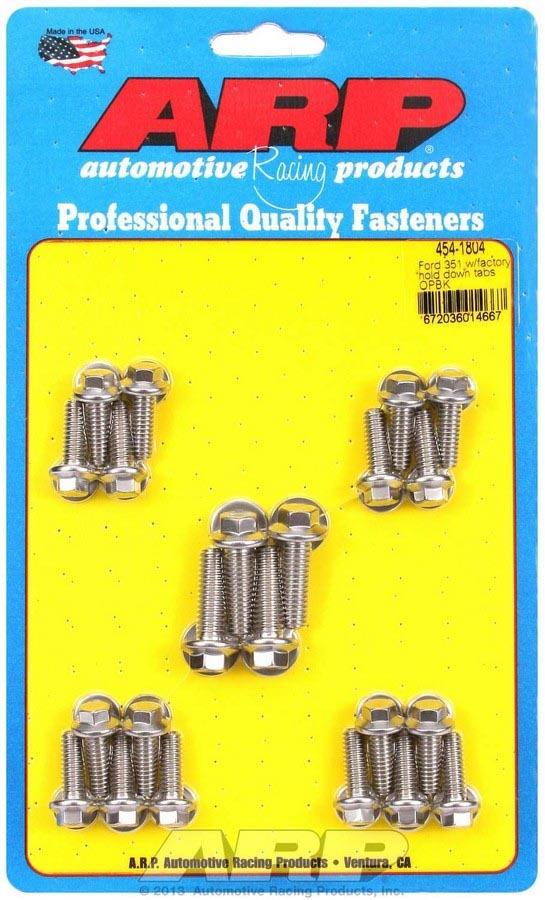 ARP SBF Oil Pan Bolt Kit