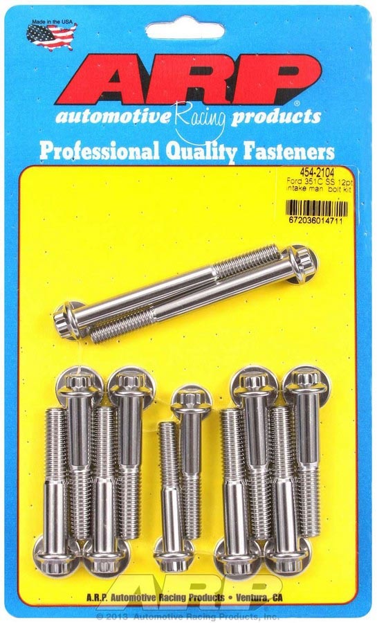 ARP Ford S/S Intake Bolt Kit 12pt.