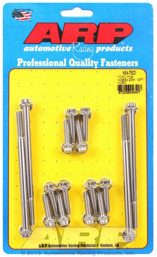 ARP Valve Cover Bolt Kit 12pt SBF