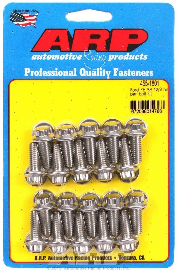 ARP BBF S/S Oil Pan Bolt Kit 12pt.