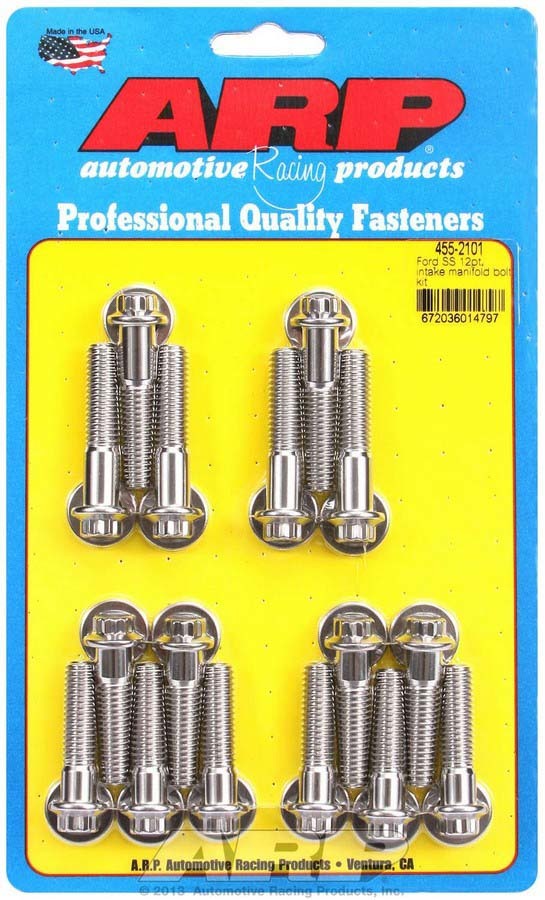 ARP Ford S/S Intake Bolt Kit 12pt.