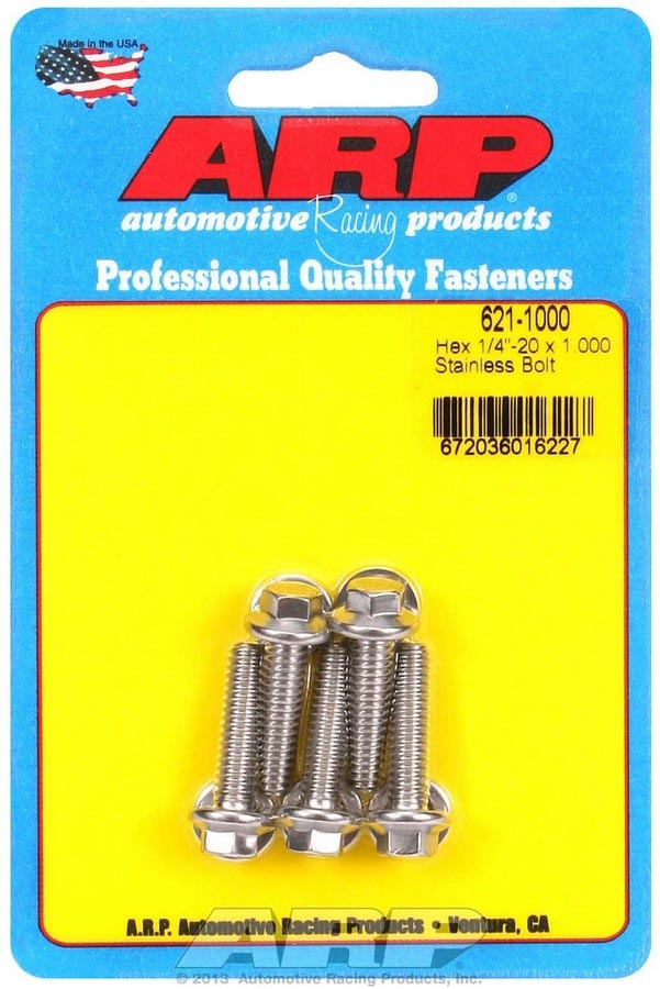 ARP S/S Bolt Kit - 6pt. (5) 1/4-20 x 1.000
