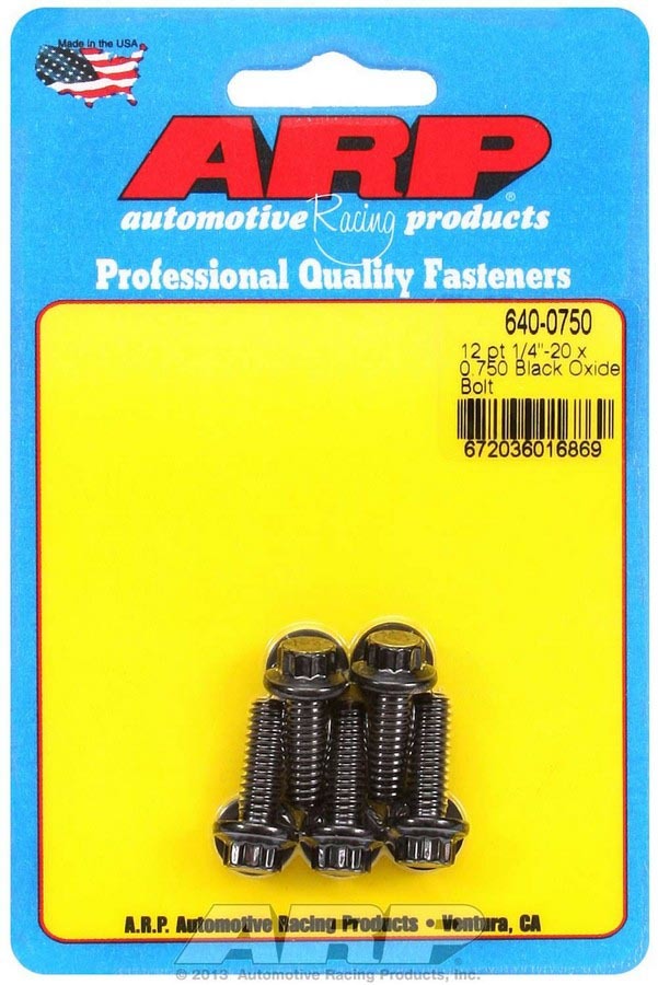 ARP Bolt Kit - 12pt. (5) 1/4-20 x .750