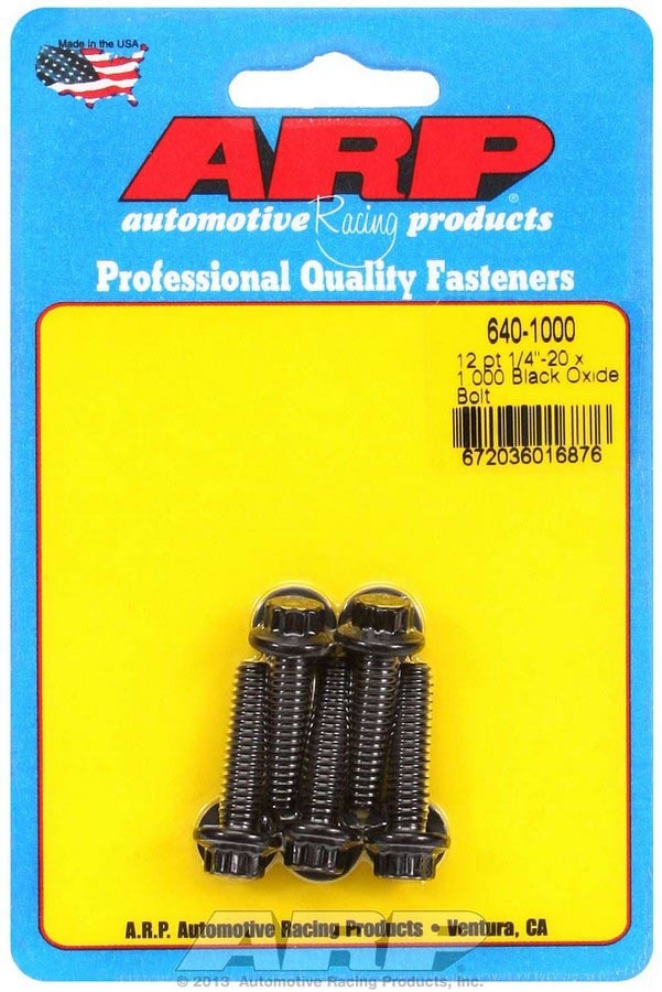 ARP Bolt Kit - 12pt. (5) 1/4-20 x 1.000