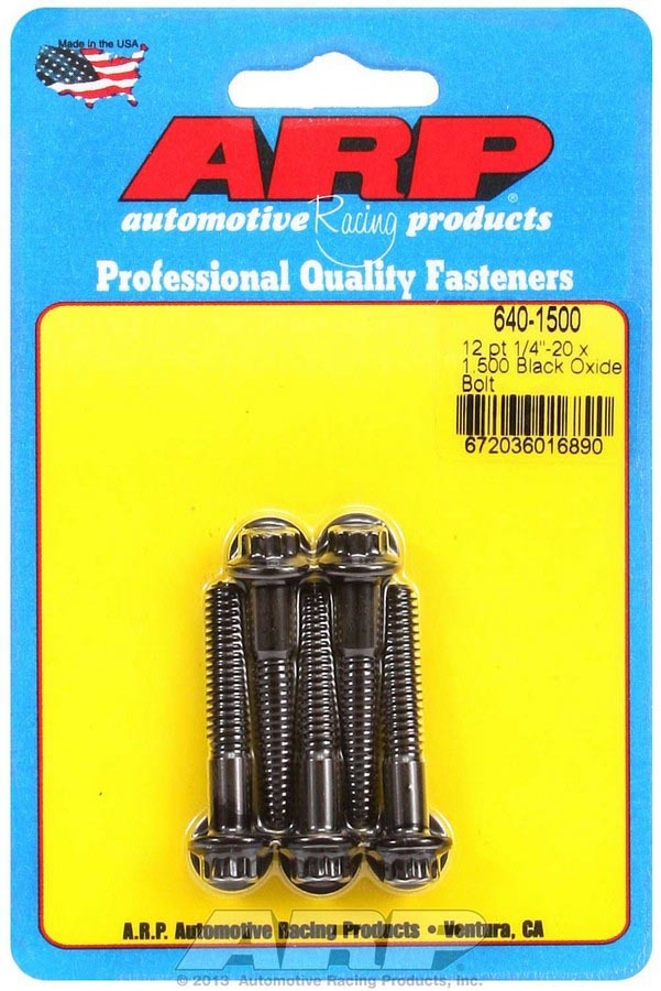 ARP Bolt Kit - 12pt. (5) 1/4-20 x 1.500