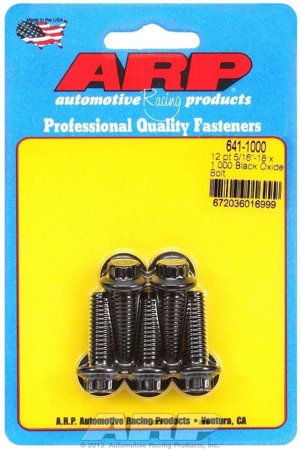 ARP Bolt Kit - 12pt. (5) 5/16-18 x 1.000