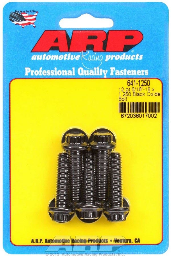 ARP Bolt Kit - 12pt. (5) 5/16-18 x 1.250