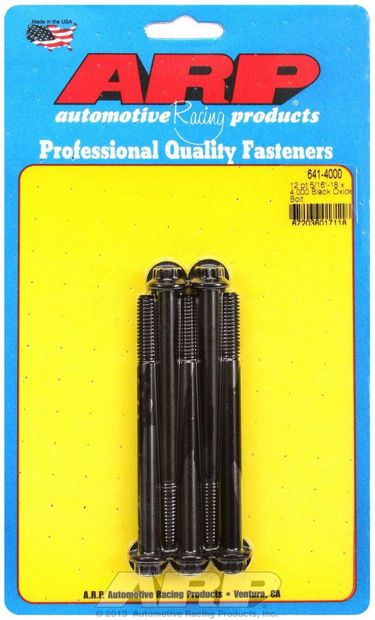 ARP Bolt Kit - 12pt 5pk 5/16-18 x 4.000