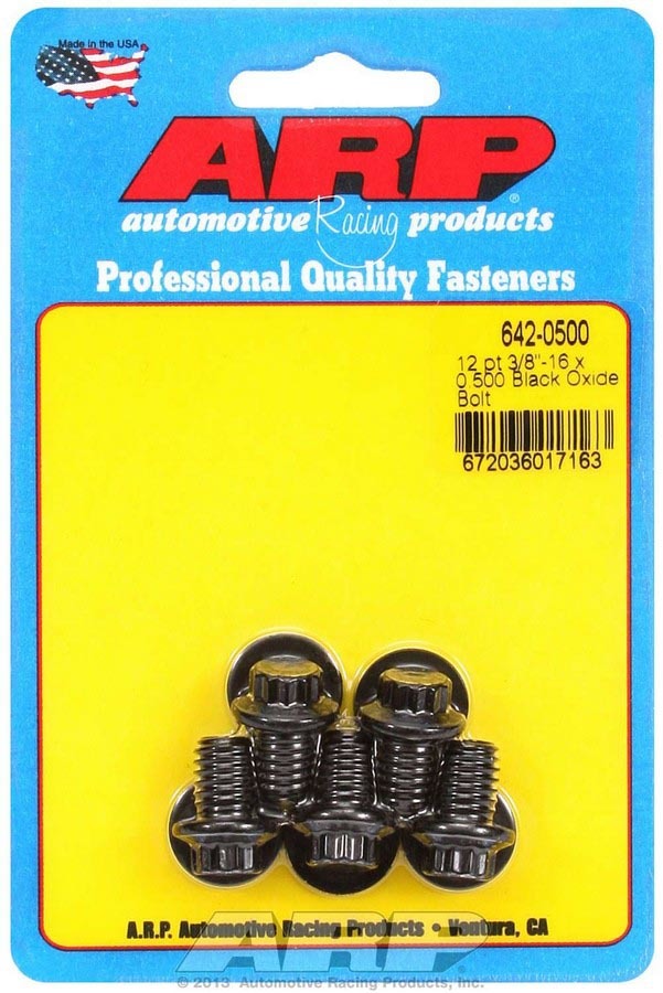 ARP Bolt Kit 12pt 5pk 3/8-16 x 0.500