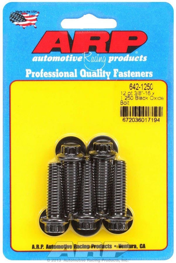 ARP Bolt Kit - 12pt. (5) 3/8-16 x 1.250
