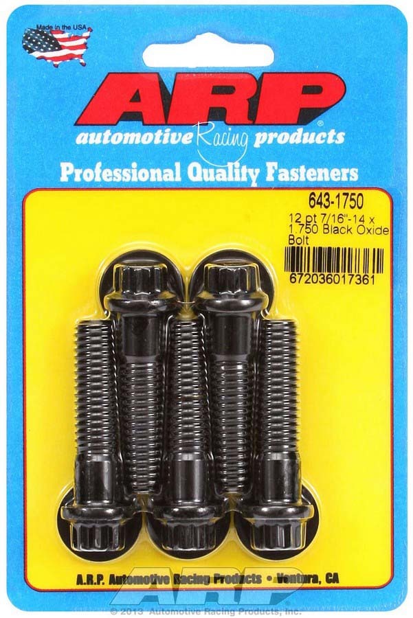 ARP Bolt Kit - 12pt. (5) 7/16-14 x 1.750