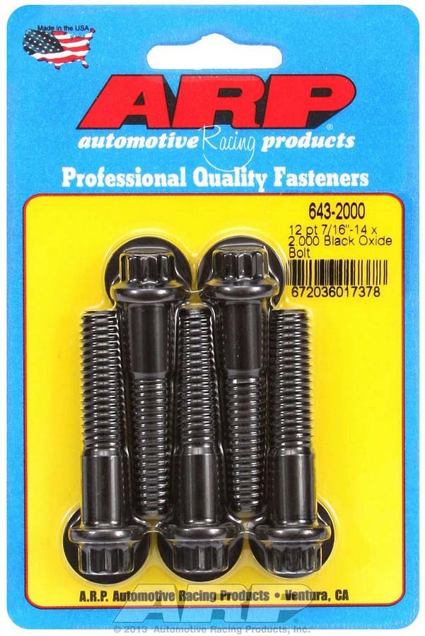 ARP Bolt Kit - 12pt. (5) 7/16-14 x 2.000