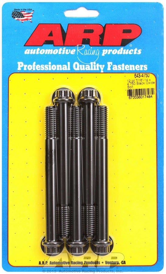 ARP Bolt Kit 12pt 5pk 7/16-14 x 4.750