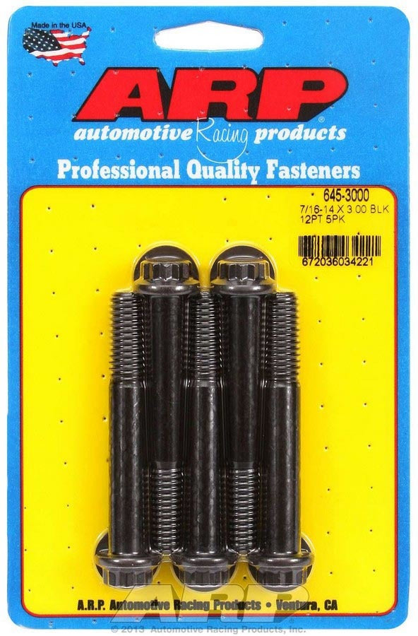 ARP Bolt Kit 12pt 5pk 7/16-14 x 3.000