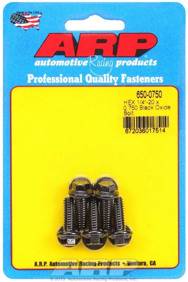 ARP Bolt Kit - 6pt. (5) 1/4-20 x .750