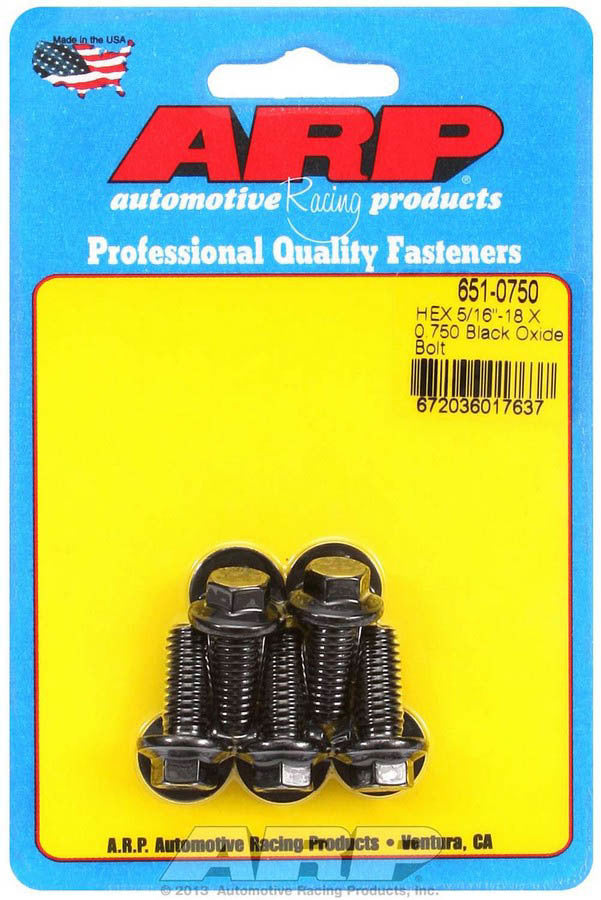 ARP Bolt Kit - 6pt. (5) 5/16-18 x .750