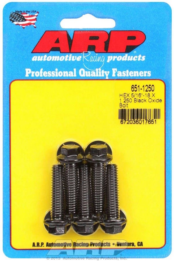 ARP Bolt Kit - 6pt. (5) 5/16-18 x 1.250