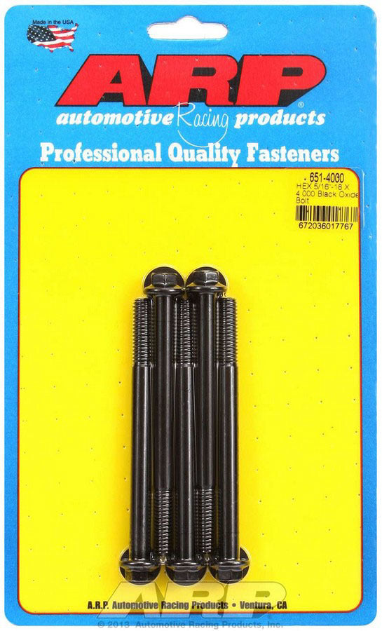 ARP Bolt Kit - 6pt. (5) 5/16-18 x 4.000