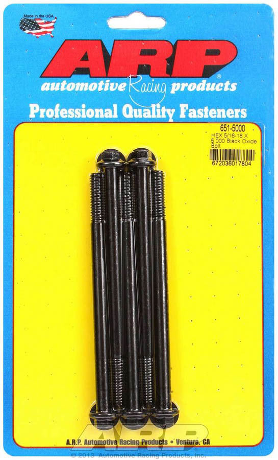 ARP Bolt Kit - 6pt. (5) 5/16-18 x 5.000