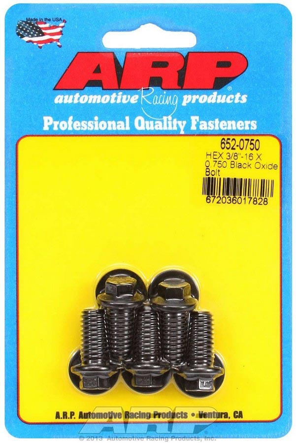ARP Bolt Kit - 6pt. (5) 3/8-16 x .750