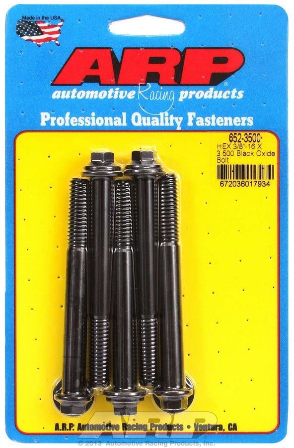 ARP Bolt Kit - 6pt. (5) 3/8-16 x 3.500
