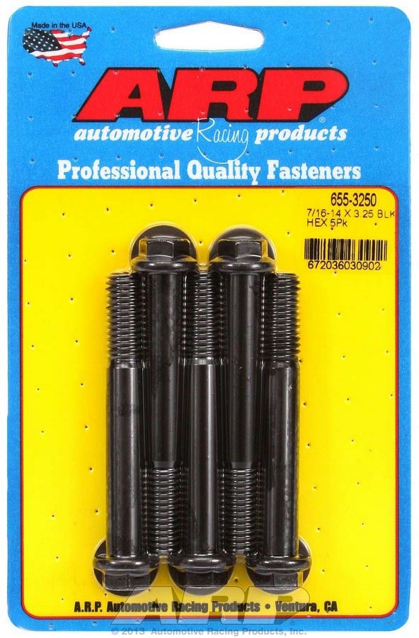 ARP 7/16-14 x 3.250 6pt Bolt Kit (5pk)