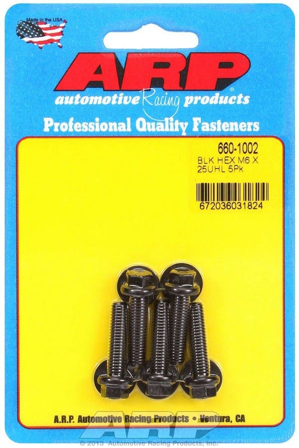 ARP Bolt Kit - 6pt 5pk 6mm x 1.00 x 25mm