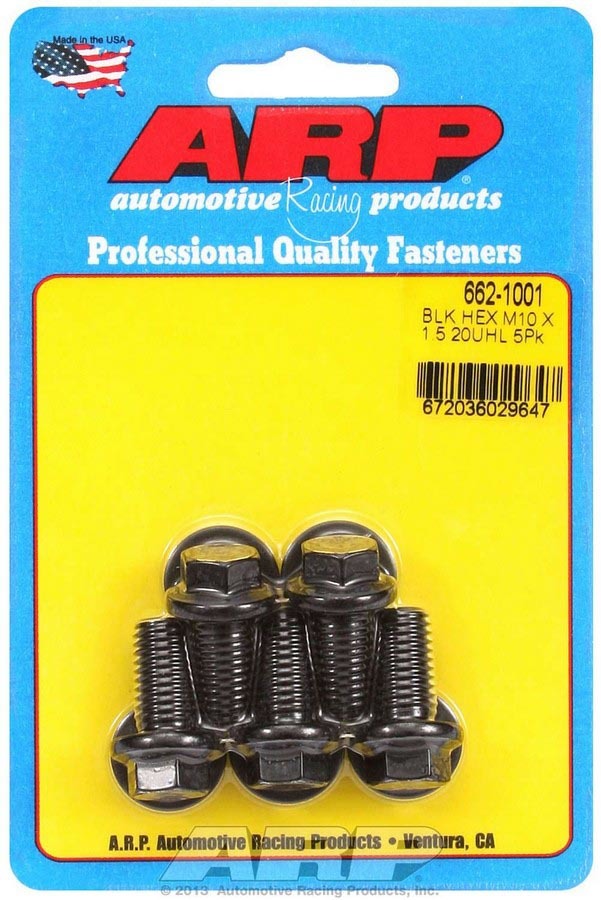 ARP Bolt Kit - 6pt. (5) 10mm x 1.5 x 20mm