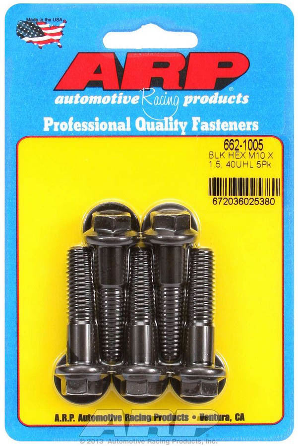 ARP Bolt Kit - 6pt. (5) 10mm x 1.5 x 40mm
