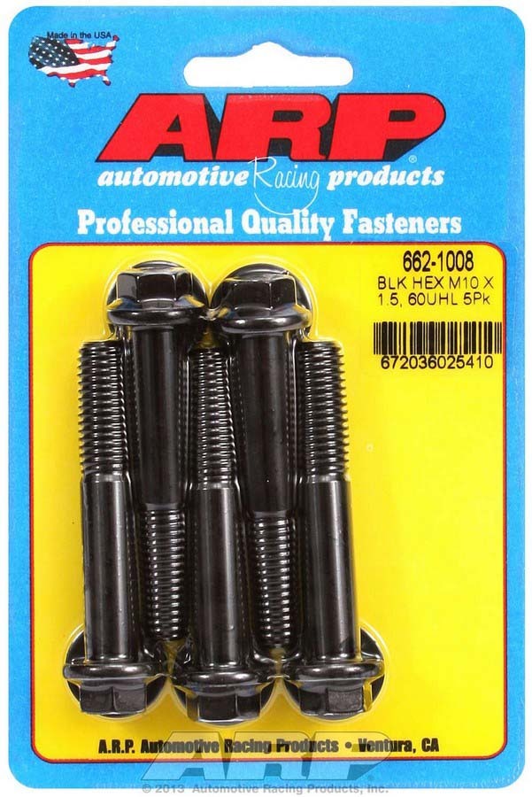 ARP Bolt Kit - 6pt. (5) 10mm x 1.5 x 60mm